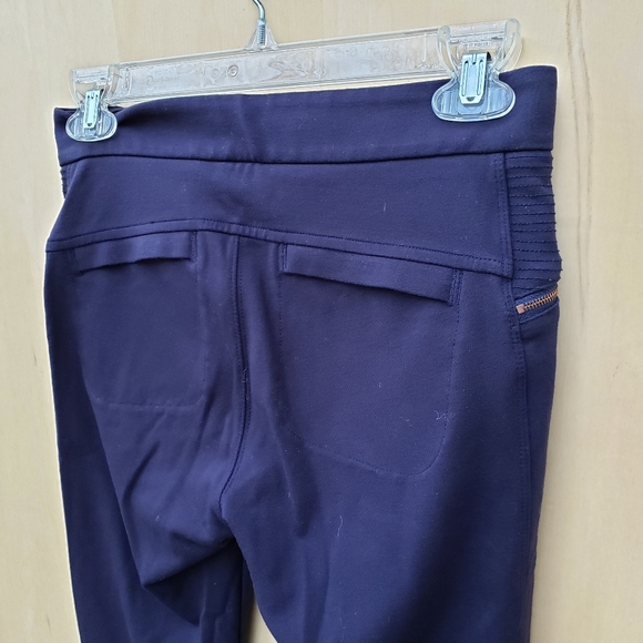 ATHLETA Ponte Moto Pants Navy Blue - Size 0 - Picture 15 of 15